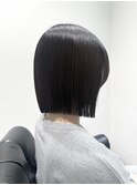 16 刈り上げショート チェリーレッド