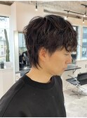 フロントマッシュウルフパーマ