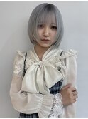 ▽□□▽ ボブウルフ×シルバーカラー