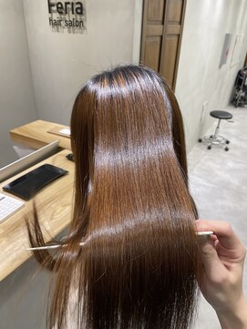 フェリア 松山(Feria) 【Feria松山】髪質改善ストレート☆本宮