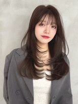 ロンド ジュルード 名古屋(Lond jeloud)&nbsp;小顔レイヤーで美バランス×レイヤー レイヤーカット 前髪カット