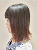 外ハネロブ×酸性ストレート