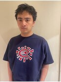 普通な髪型。メンズショート