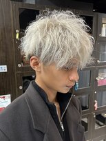 プライズ 錦糸町北口店(prize) ホワイト/刈り上げマッシュ/癖っ毛/メンズ　錦糸町北口