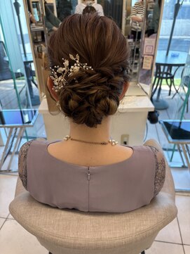 ヘアメイク マリア 福岡天神西通り(hair make MARIA) ゆるふわシニヨン