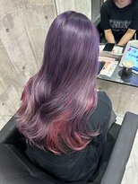 トゥルークリエイション 春日部(True Creation)&nbsp;ラベンダー× ピンク インナーカラー