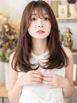 カバーヘア イヴ 戸頭店(COVER HAIR EVE)&nbsp;こなれ感ナチュラルブラウンレイヤーロングTd1戸頭20代30代40代