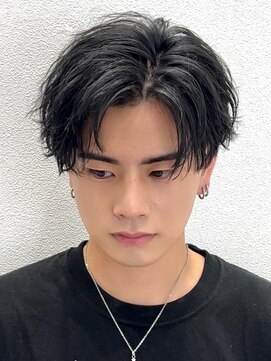 オーシャントーキョー 仙台(OCEAN TOKYO) 無造作マッシュセンターパートツイストスパイラルショート