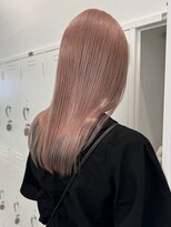 サンクプロジェクト(cinq PROJECT) ミルクティーベージュダブルカラーハイトーンレイヤーカット韓国