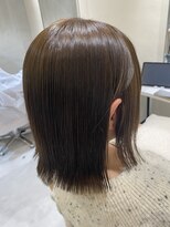 カエラ(kaela) 【kaela村上】艶カラーで切りっぱなしボブが映える◎