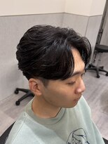 ビカムメンズヘアー 栄店(become men's hair)&nbsp;毛流れセンターパート/ニュアンスパーマ