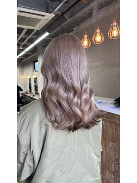 サロウィン 広島(SALOWIN) 2ブリーチ◎ミルクティーベージュ