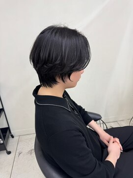 バーバー タカバタ 福井(Barber TAKABATA) リバースセンターパート/ニュアンスパーマ/刈上げセンターパート