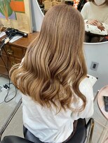 チャプター 問屋町(chapter)&nbsp;髪質改善トリートメントミルクティーベージュダブルカラー