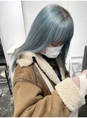 クールショート前髪イメチェンピンクベージュアンブレラカラー