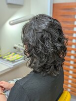 ヒデ美容室&nbsp;ウルフレイヤーパーマ