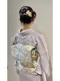 訪問着着付×ヘアセット