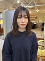キュオンシア(CUEON. ciea)&nbsp;フェイスレイヤー/切りっぱなしボブ/暖色カラー/ピンクブラウン