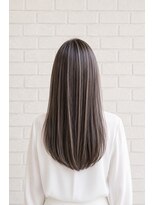 プロデュース 陽光台店(Produce)&nbsp;白髪ぼかしハイライト×艶ストレートロング