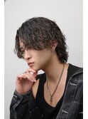 サーフカールシャドウパーマスペインカールメンズショートパーマ