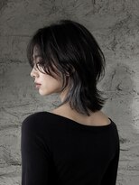 吉 船橋(kici) 船橋/暗髪ウルフ/インナーカラー/顔まわりレイヤー