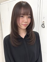 フォト 武蔵小杉(foto)&nbsp;ナチュラルレイヤーカット/ハッシュカット/グレージュ