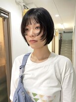 バド(bado)&nbsp;ショートボブカット　デザインカット