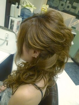 ヘアセットサロンエッジ(Edge) お任せハーフアップ