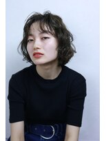 リサ グランシェ(RISA granche)&nbsp;シースルーバング×ショート×オリーブアッシュ