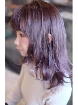 ユナイテッドビューティー 金沢(UNITED BEAUTY) パープルカラーにグレーmix