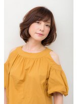 ヘアーズ ギュゼルバヤン(hair’s Guzel Bayan) ソフトエアリーボブ　マロンベージュ