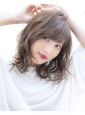 【Lond printemps上吉川】ゆるふわセミディボブスタイル