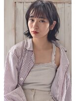 メーヴェ(Mowen) mowen前髪xセシルカットxココアブラウンxフリンジウェーブ
