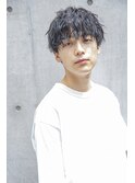 ★こなれヘアブルーグリーンモーヴカラー