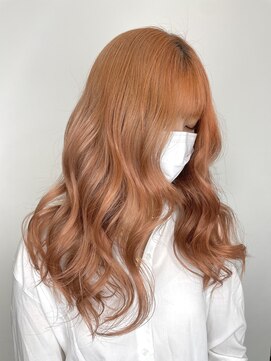 エゴル ナゴヤサカエ(ENGOL NAGOYA SAKAE) オレンジベージュ/ハイトーンカラー