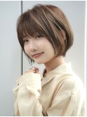 前髪あり大人ショートボブ20代30代40代【AIN.表参道】川原大地