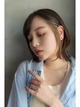 ブエナビスタ(BUENA VISTA) 【BUENAVISTA】大人かわいい前髪ボブ/インナーカラー/イルミナ