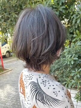 ラドゥース(La douceur) マッシュウルフ＋大人ブルージュカラー