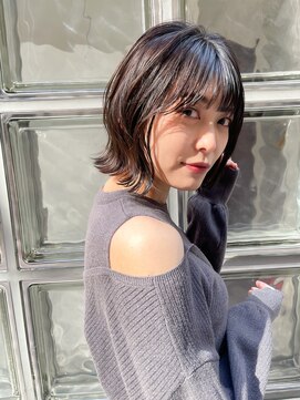 マイラ 銀座(myla) 【佐伯】きりっぱなし大人ボブ