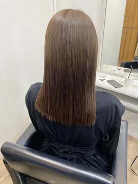 イオエ(ioe) 似合わせカット/メルティカラー/ウェーブミディアム/着物