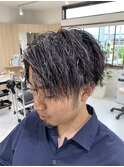 メッシュキャップハイライト×ホワイトベージュ