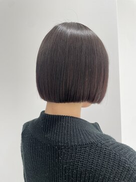 ハイブ 金沢(Hive) ミニボブ切りっぱなしボブスタイル