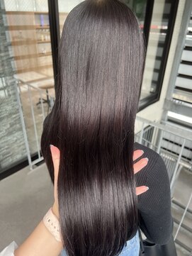 テラスヘア 新潟駅南(TERRACE hair) 【艶髪】こっくり艶髪ラベンダー◇