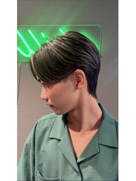 スキル(SKILL) 福岡/天神/センターパート/ニュアンスパーマ/メンズ縮毛矯正