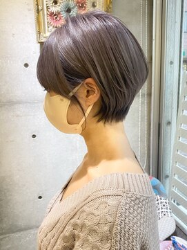 トト 船橋店(toto.) 黒髪/グレーベージュ/レイヤーロング/前髪パーマ[西船橋/津田沼]