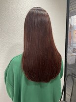 アジールヘア 所沢プロペ通り店(agir hair)&nbsp;オレンジベージュ10代人気20代カラーブリーチ無し所沢