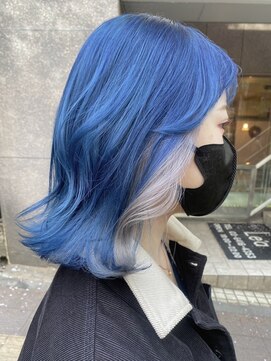 エトラ 渋谷店(etora) こなれミディアム　ブルージュ　くびれ巻き