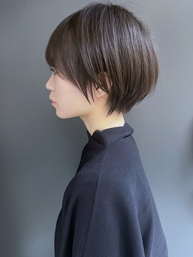 ラウンジ モリオ イケブクロ(Lounge MORIO Ikebukuro) 【morio池袋】大人可愛い20代黒髪前下がりショート♪