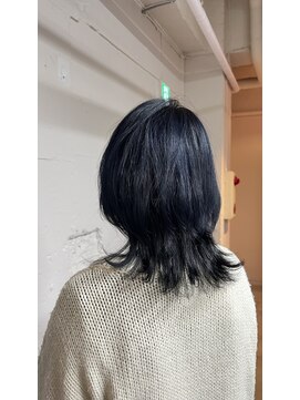 トクテ 吉祥寺(tokute) グレージュカラー/ボブウルフ/黒髪/ココアベージュ