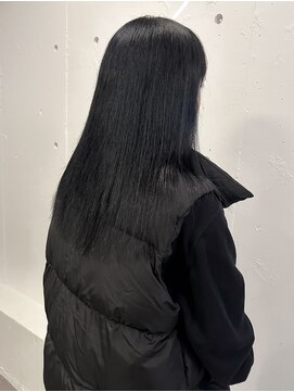 アオ(ao.) 学割U24/髪質改善/ディープブルー/ワンカラー